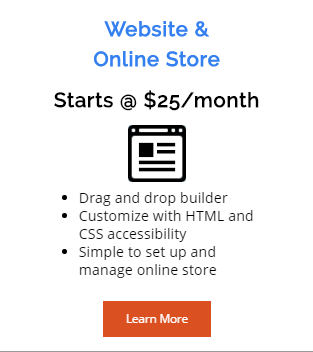 Customizable website builder